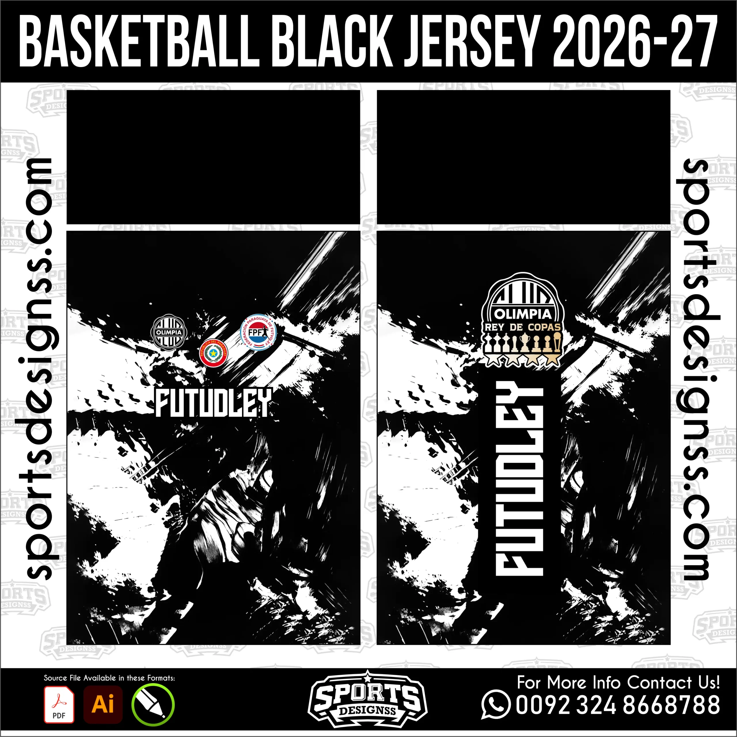 Basketball Black Jersey 2026-27 – Basketball Jersey Vector