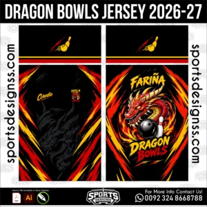 Dragon Bowls Jersey 2026-27 β Football Shirt Vector