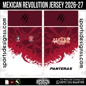 Mexican Revolution Jersey 2026-27 โ Football Jersey Vector